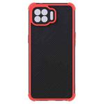 For OPPO F17 / A73 Eagle Eye Armor Dual-color TPU + PC Phone Case(Red)