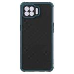 For OPPO F17 / A73 Eagle Eye Armor Dual-color TPU + PC Phone Case(Dark Green)
