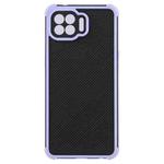 For OPPO F17 / A73 Eagle Eye Armor Dual-color TPU + PC Phone Case(Purple)