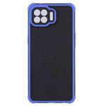 For OPPO F17 Pro / A93 / Reno4 F Eagle Eye Armor Dual-color TPU + PC Phone Case(Blue)