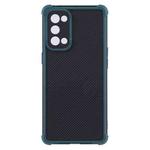 For OPPO Reno5 Pro 5G Eagle Eye Armor Dual-color TPU + PC Phone Case(Dark Green)