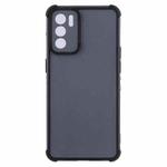 For OPPO Reno6 5G Eagle Eye Armor Dual-color TPU + PC Phone Case(Black)