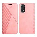 For Xiaomi Redmi Note 11/11S Overseas Version Diamond Splicing Skin Feel Magnetic Leather Phone Case(Rose Gold)