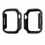 PC+TPU Two-color Frame Watch Case For Apple Watch Series 8 / 7 41mm(Black+Black)