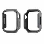 PC+TPU Two-color Frame Watch Case For Apple Watch Series 8 / 7 45mm(Grey+Black)