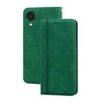 For Samsung Galaxy A03 Core Frosted Business Magnetic Flip Leather Phone Case(Green)