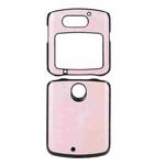For Motorola Moto Razr 5G Cowhide Texture PU Phone Case(Pink)