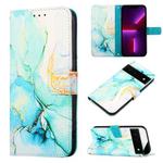 For Google Pixel 6 Pro PT003 Marble Pattern Flip Leather Phone Case(LS003)