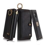 For Galaxy Note 9 POLA Multi-function Fashion Zipper Magnetic Horizontal Flip Leather Case with Card Slots & Wallet & Photo Frame & Lanyard(Black)