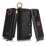 For iPhone 11 POLA Multi-function Fashion Zipper Magnetic Horizontal Flip Leather Case with Card Slots & Wallet & Photo Frame & Lanyard(Black)