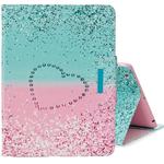 For iPad 2 / New iPad (iPad 3) / 4 Colored Drawing Pattern Horizontal Flip Leather Case with Holder & Card Slot & Wallet(Two Color Love Sand)
