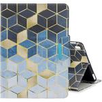 For iPad Air / Air 2 / iPad 9.7 (2017) / iPad 9.7 (2018) Colored Drawing Pattern Horizontal Flip Leather Case with Holder & Card Slot & Wallet(Diamond)