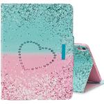 For iPad Pro 11 inch （2018） Colored Drawing Pattern Horizontal Flip Leather Case with Holder & Card Slot & Wallet(Two Color Love Sand)