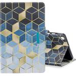For Galaxy Tab A 8.0 (2019) T290 Colored Drawing Pattern Horizontal Flip Leather Case with Holder & Card Slot & Wallet(Diamond)