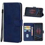 Leather Phone Case For ZTE nubia Red Magic 6s pro(Blue)
