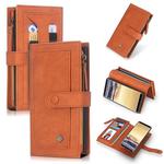 For Galaxy Note 9 POLA Multi-function Fashion Magnetic Horizontal Flip Leather Case with Card Slots & Wallet & Photo Frame & Holder(Brown)