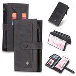 For Galaxy Note 10 POLA Multi-function Fashion Magnetic Horizontal Flip Leather Case with Card Slots & Wallet & Photo Frame & Holder(Black)