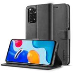 For Xiaomi Redmi Note 11 Pro International Version LC.IMEEKE Calf Texture Leather Phone Case(Black)