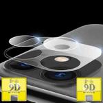 For iPhone 11 Pro 9D Transparent Rear Camera Lens Protector Tempered Glass Film Combination Packages