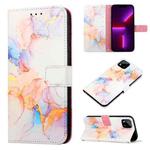 For Realme C20 / C11 2021 PT003 Marble Pattern Flip Leather Phone Case(LS004)