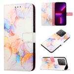 For Realme Narzo 50A PT003 Marble Pattern Flip Leather Phone Case(LS004)