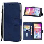 For TCL A3 A509DL / A30 Leather Phone Case(Blue)