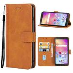 For TCL A3 A509DL / A30 Leather Phone Case(Brown)