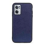 For OnePlus Nord CE 2 5G Litchi Texture Genuine Leather Phone Case(Blue)