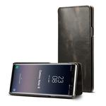 For Galaxy Note9 Denior Oil Wax Cowhide Simple Horizontal Flip Leather Case with Card Slots & Wallet(Black)