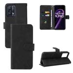 For OPPO Realme 9 Pro Skin Feel Magnetic Buckle Calf Texture Leather Phone Case(Black)