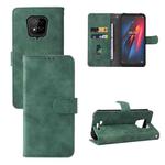 For Ulefone Armor 8 Skin Feel Magnetic Buckle Calf Texture Leather Phone Case(Green)