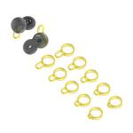 5 Pairs Non-Slip Silicone Earphone Ferrule Set for Sony LinkBuds Ear Cap(Yellow)