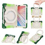 For Lenovo Tab M10 HD Gen 2 X306 Armor Contrast Color Silicone + PC Tablet Case(Colorful Green)