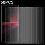 50 PCS 0.26mm 9H 2.5D Tempered Glass Film For Sony Xperia 1 IV