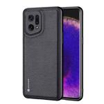 For OPPO Find X5 DUX DUCIS Fino Series PU + TPU Phone Case(Black)