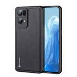 For OPPO Reno7 Pro 5G DUX DUCIS Fino Series PU + TPU Phone Case(Black)