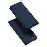 For OPPO Find X5 DUX DUCIS Skin Pro Series PU + TPU Leather Phone Case(Blue)