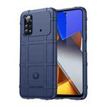 For Xiaomi Poco M4 Pro Full Coverage Shockproof TPU Case(Blue)