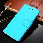 For Motorola Moto E20 Crystal Texture Leather Phone Case(Light Blue)