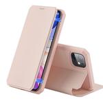 iPhone 11 DUX DUCIS Skin X Series PU + TPU Horizontal Flip Leather Case with Holder & Card Slots(Pink)