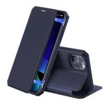 iPhone 11 Pro Max DUX DUCIS Skin X Series PU + TPU Horizontal Flip Leather Case with Holder & Card Slots(Blue)