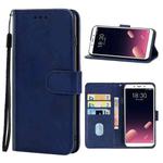 Leather Phone Case For Meizu Meilan S6(Blue)