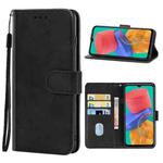 Leather Phone Case For Samsung Galaxy M33 (India)(Black)