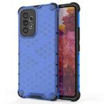For Samsung Galaxy A53 5G Shockproof Honeycomb PC + TPU Phone Case(Blue)