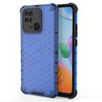 For Xiaomi Redmi 10C 4G Shockproof Honeycomb PC + TPU Case(Blue)