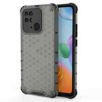 For Xiaomi Redmi 10C 4G Shockproof Honeycomb PC + TPU Case(Black)