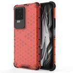 For Xiaomi Redmi K50 Pro Shockproof Honeycomb PC + TPU Case(Red)