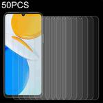 For Honor X7 50 PCS 0.26mm 9H 2.5D Tempered Glass Film
