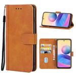 Leather Phone Case For Xiaomi Redmi 10 5G(Brown)