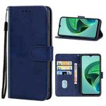 Leather Phone Case For Xiaomi Redmi 10 Prime+ 5G(Blue)